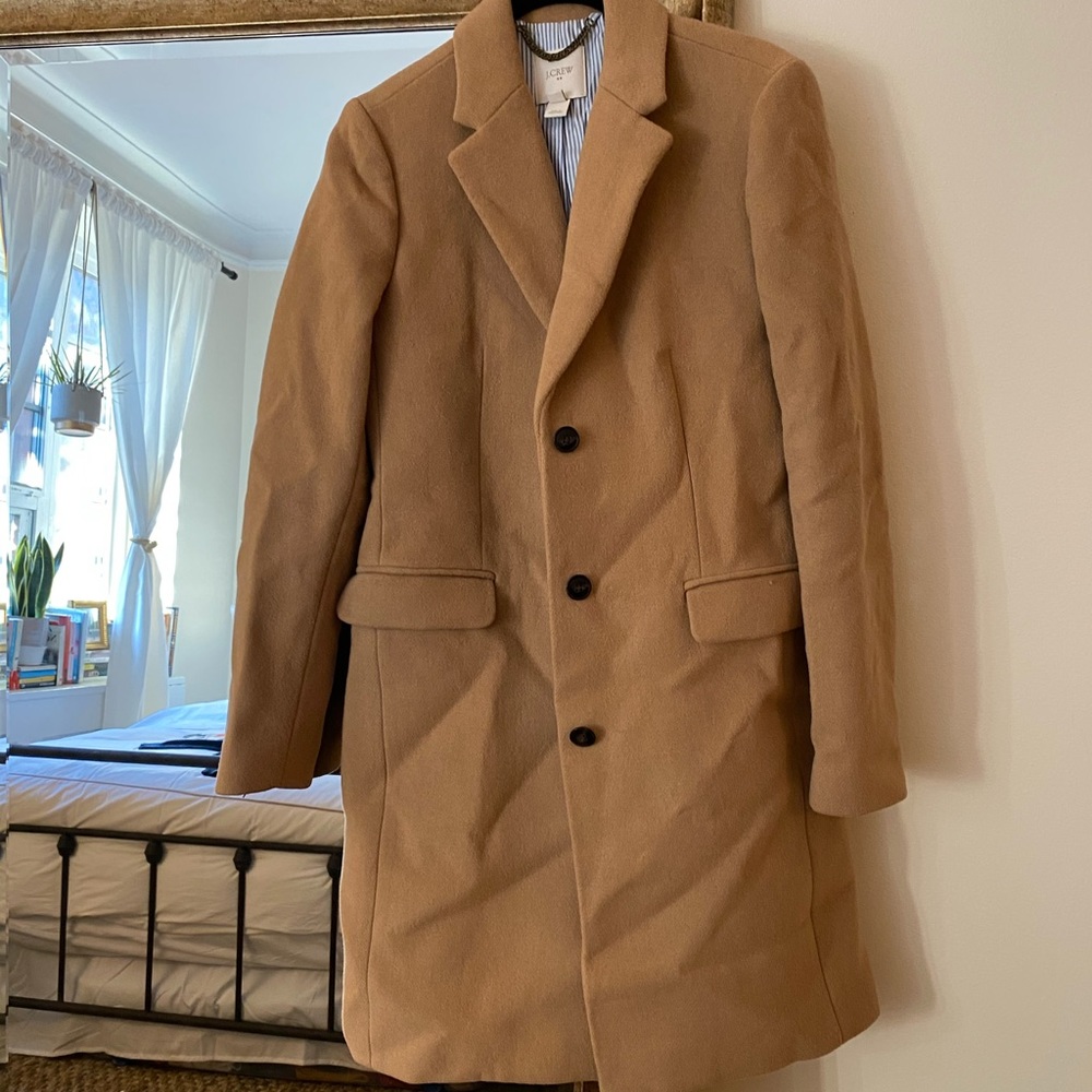 J Crew Lady coat, size 2 - Camel